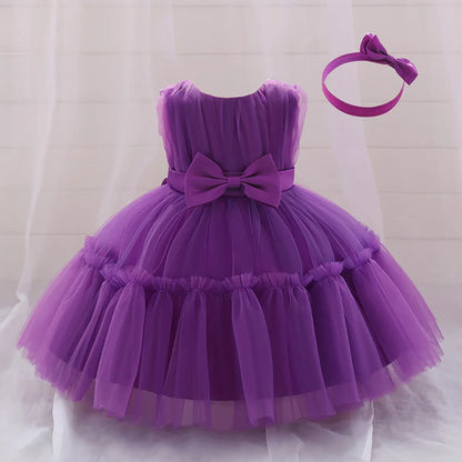 Baby Girl 1st Birthday Dress – Tulle Princess Gown