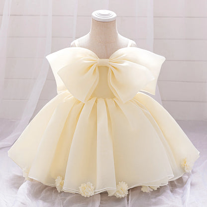 Baby Girl Dress – Elegant Party & Baptism Wear