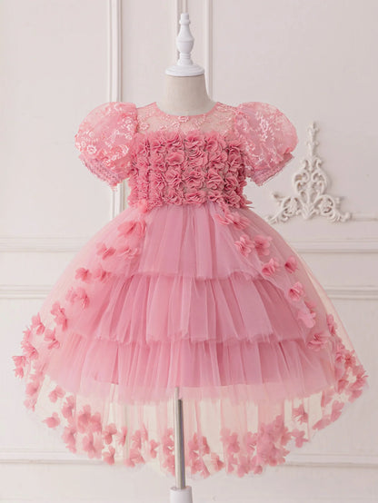 Girls Princess Party Dress – Elegant Wedding Outfit
