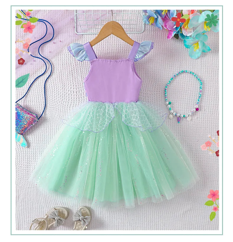 Princess Sequin Dress – Baby Girl Summer Fantasy