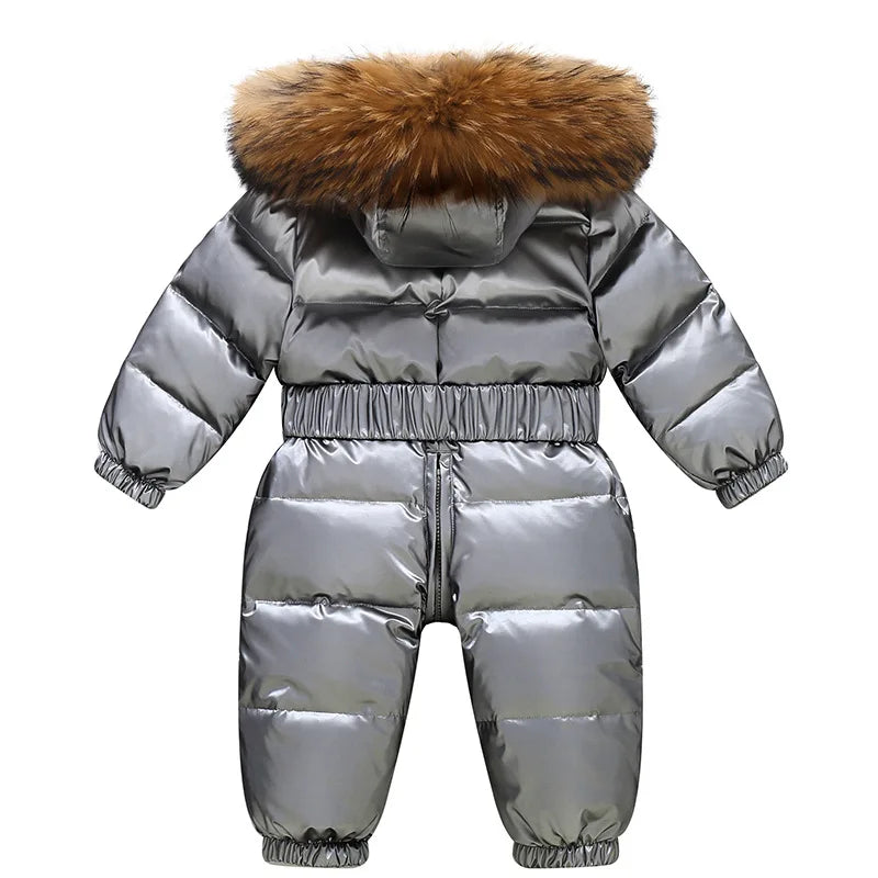 Toddler Down Jumpsuit – Winter Overalls for Boys & Girls