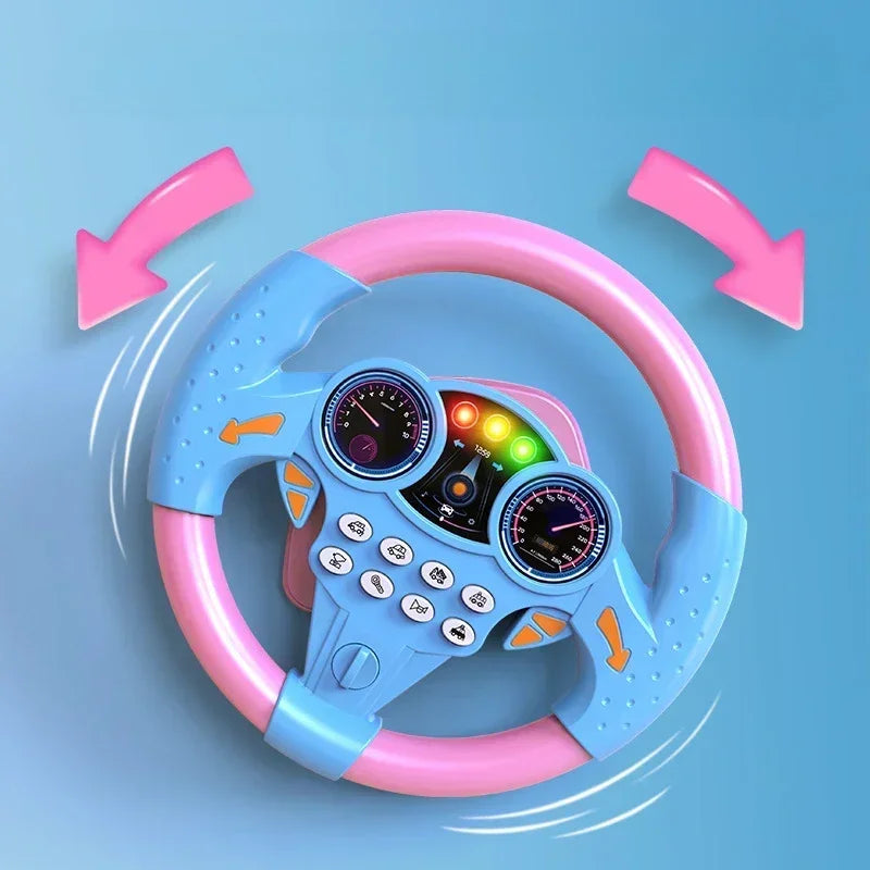 Infant Simulation Steering Wheel Toy – Interactive Early Education for Kids