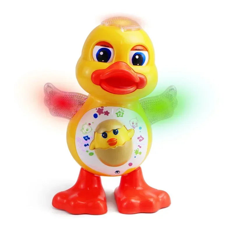 Electric Dancing Duck – Cute Musical & Light-Up Educational Toy for Kids