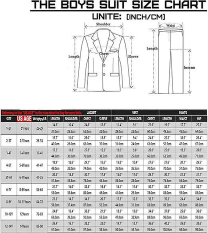 Boys’ Multi-Occasion 5-Piece Suit – Formal Event & Performance Wear