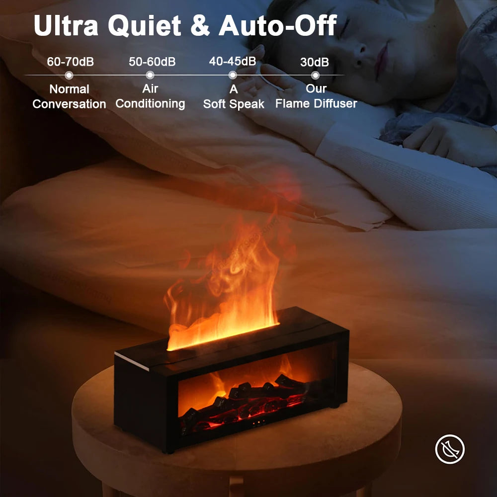 Flame Aroma Humidifier: Stylish, Soothing, Smart