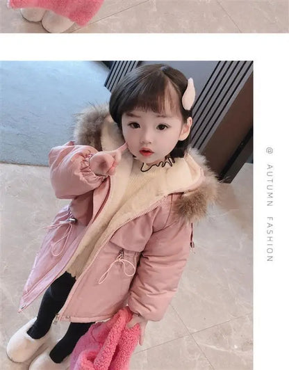 Children’s Thick Winter Jacket – Korean Fashion