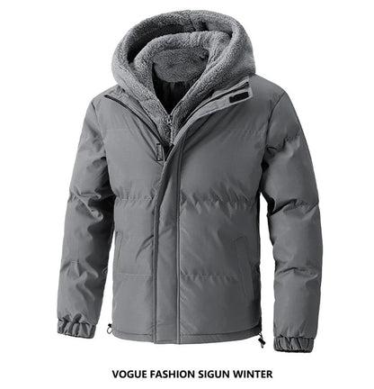 Plus Size Winter Jacket – Casual Cotton & Layered Look