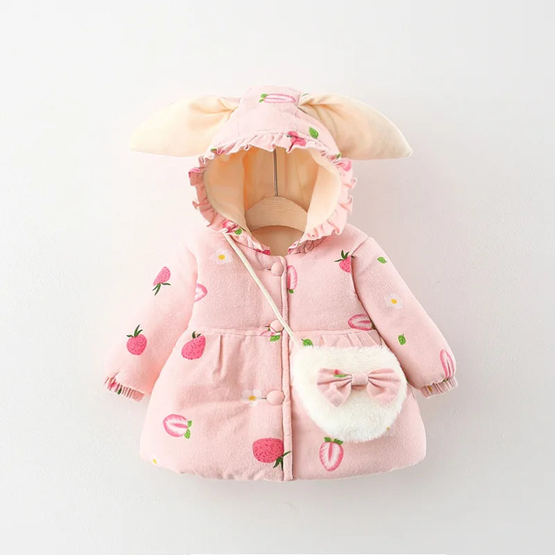 Toddler & Kids Bunny Ear Winter Outerwear