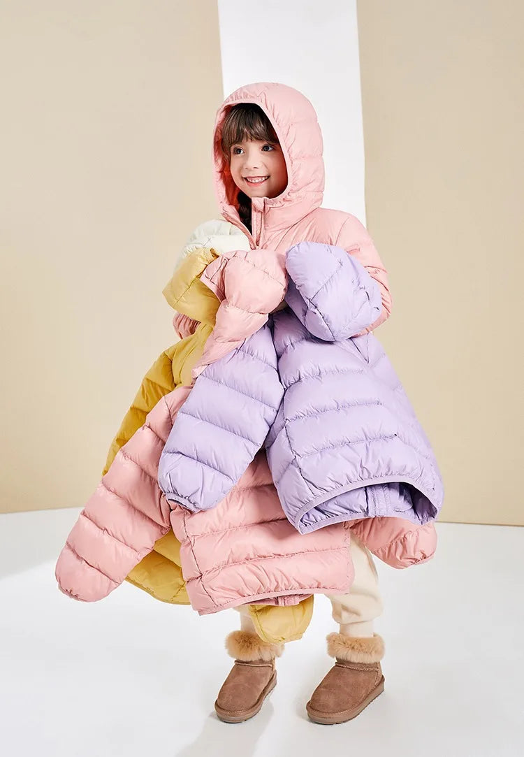 Kids’ Lightweight Duck Down Jacket – Fall & Winter