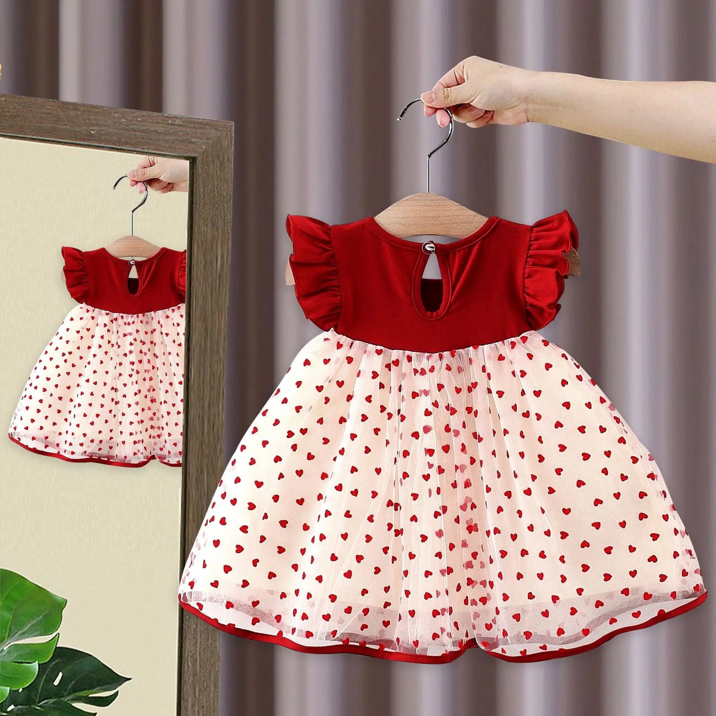 Korean Style Baby Dress – Little Love Birthday Gown