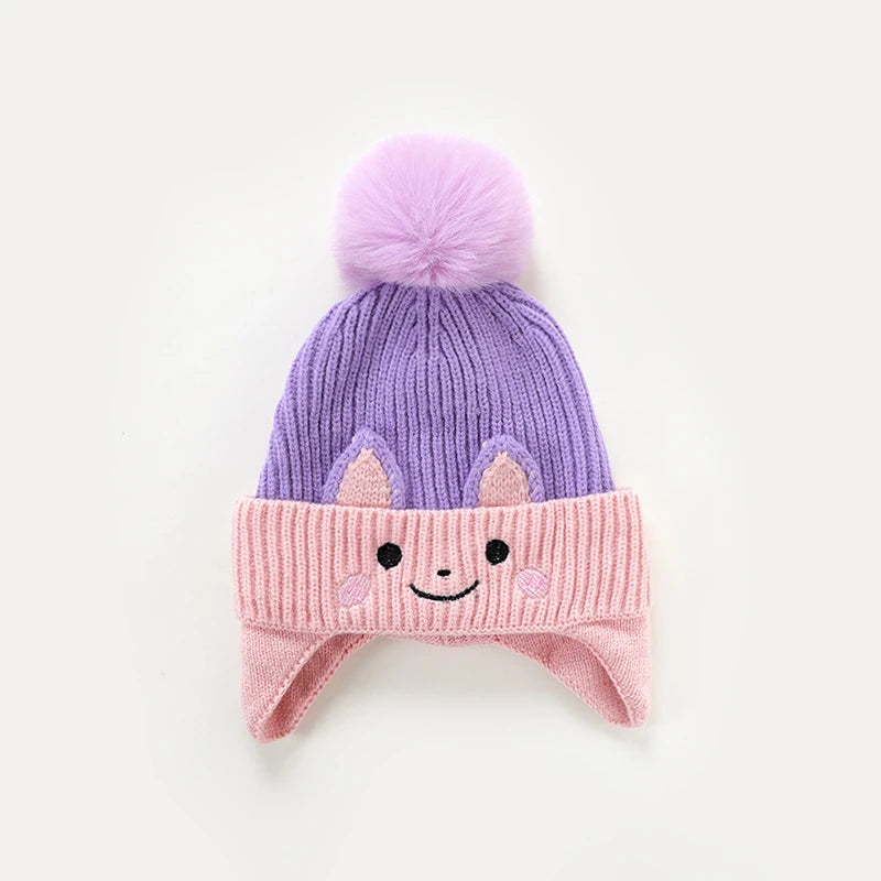 Warm Knit Bear Hat – Baby & Toddler Cap