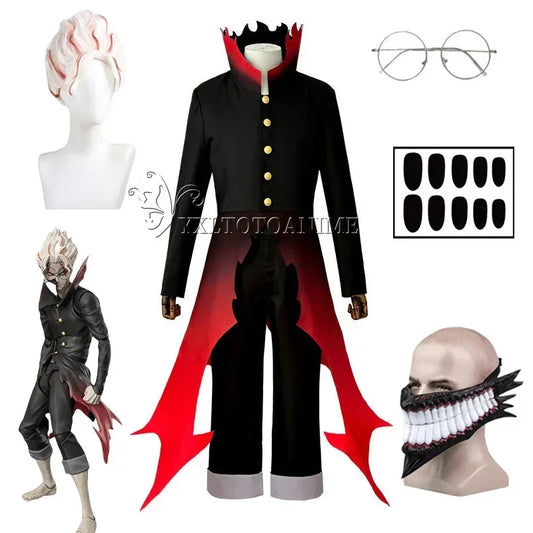 Ken Takakura Halloween Cosplay – Dandadan Party Anime Costume with Wig