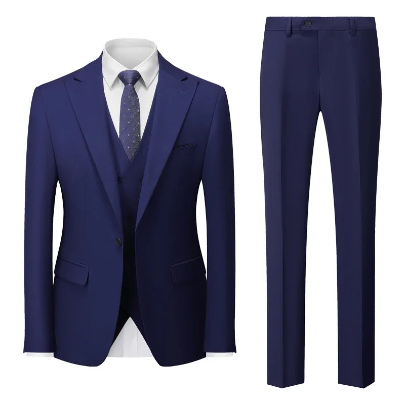 Groom & Business Wear – Italian Slim Gentleman Suit Blazer