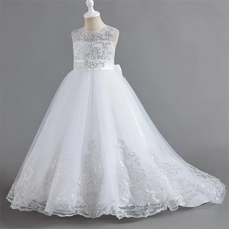 Princess Party Dress – Lace Formal Dress for Girls