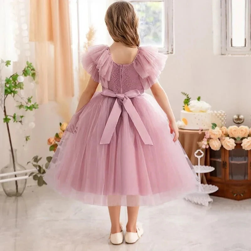 Kids Wedding Gown – Princess Lace Dress