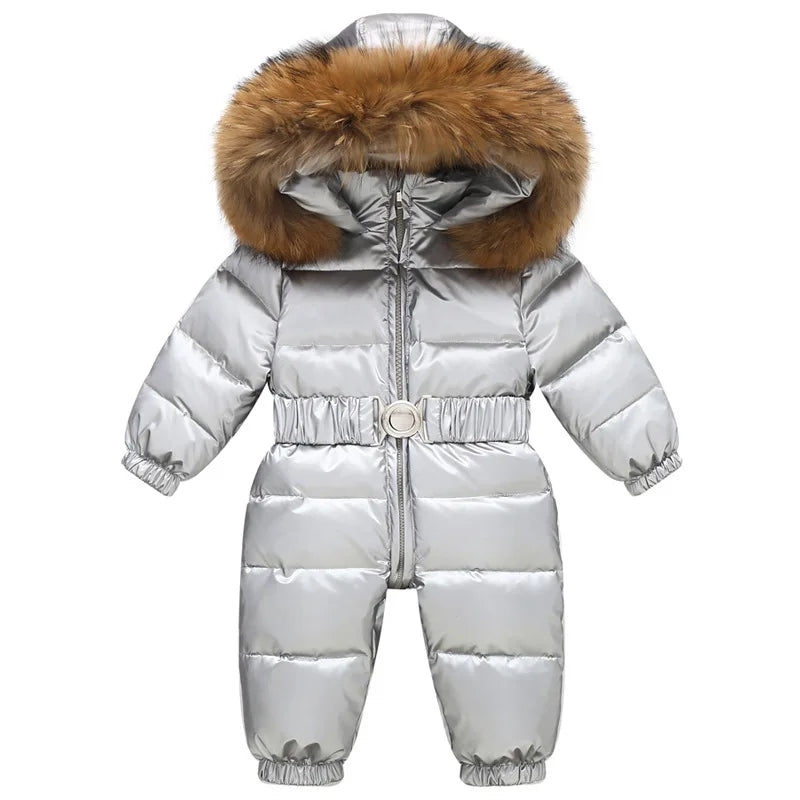 Toddler Down Jumpsuit – Winter Overalls for Boys & Girls