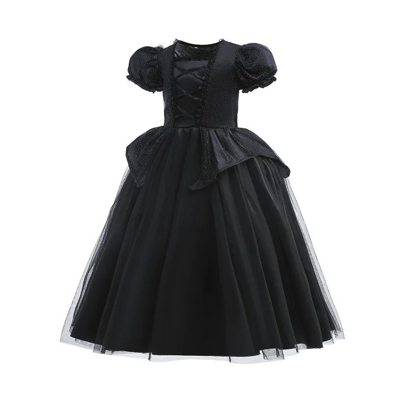 Girls Black Witch Halloween Costume – Luxury Dress