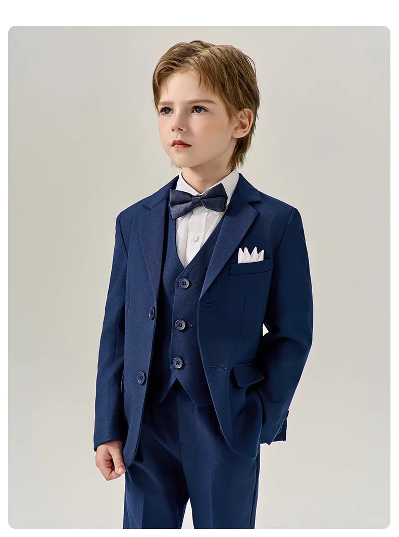 Boys’ Stylish Formal Wear – Green Blazer Set for Special Occasions