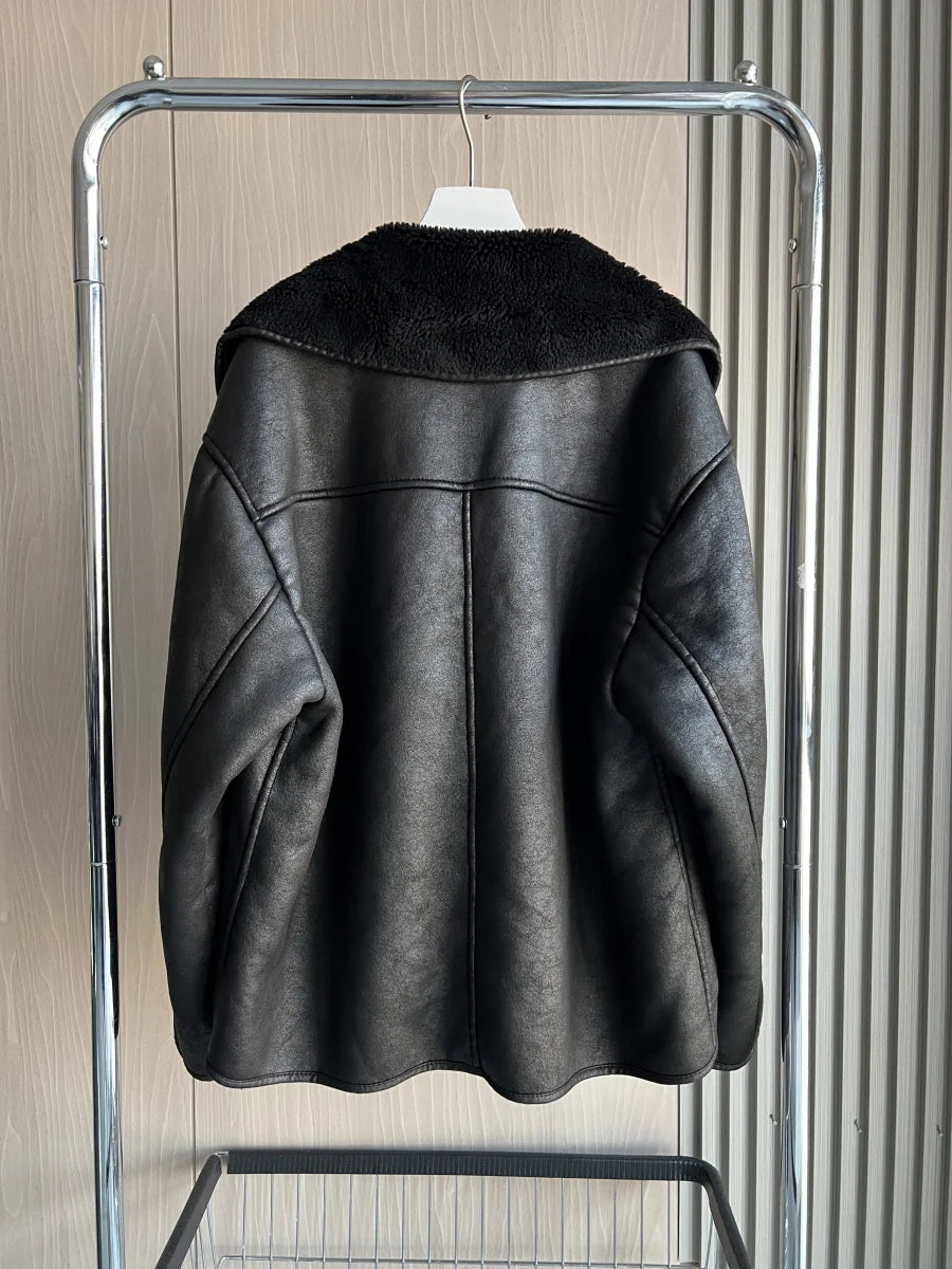 Bold & Warm: Double-Sided Fall Coat