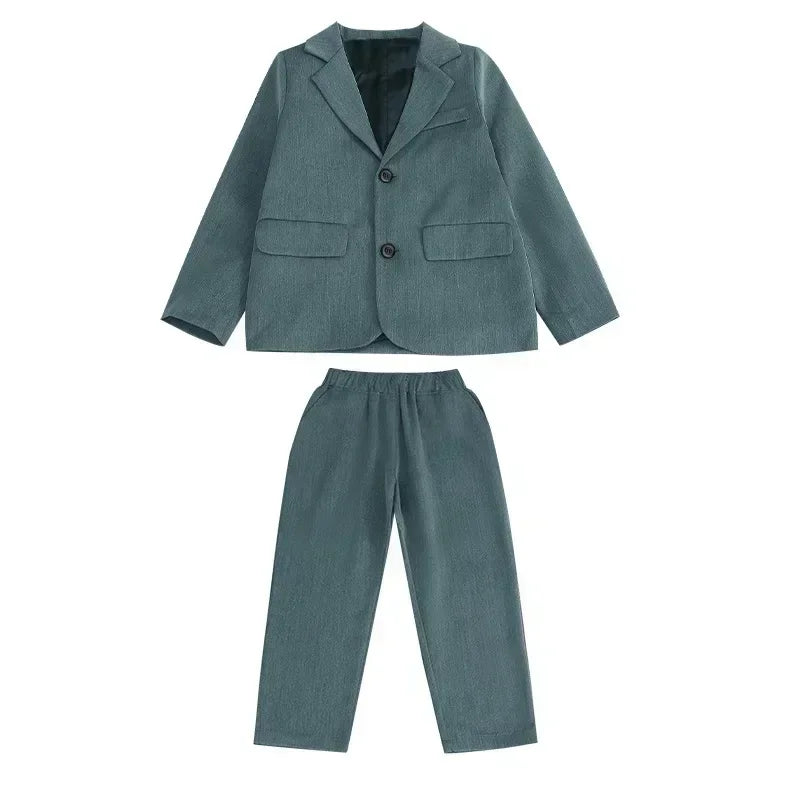 Children’s Elegant Blazer Set – Boys’ Formal Outfit for Parties & Events