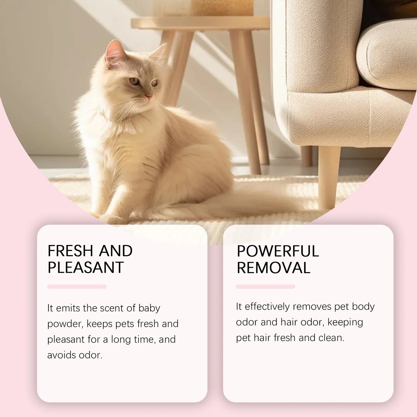 YEGBONG Pet Cologne – Baby Powder Scent, Long-Lasting Freshness & Odor Control