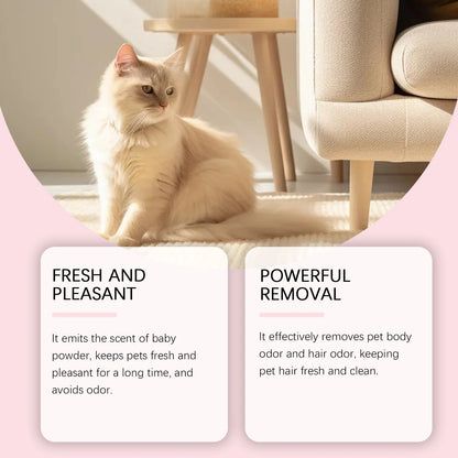 YEGBONG Pet Cologne – Baby Powder Scent, Long-Lasting Freshness & Odor Control