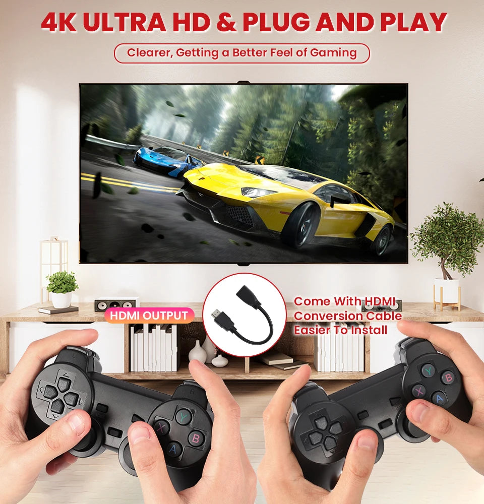 X2 Plus Game Stick – Gaming with Double Wireless Controllers