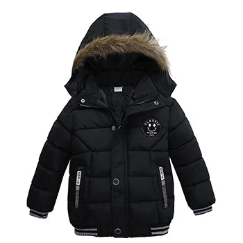 Baby Boys' Winter Coat – Warm Hooded Outerwear (2–6Y)