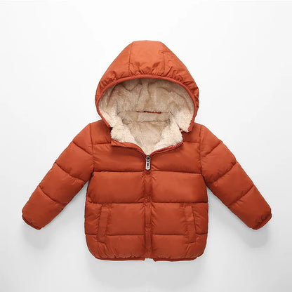 Plush Warm Outerwear – Boys & Girls Winter Jacket