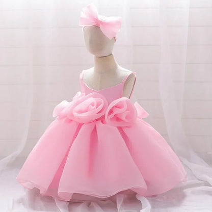 Kids Wedding Dress – Sleeveless Flower Girl Gown