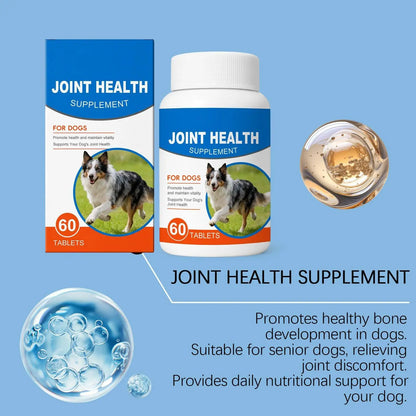 Joint Supplement for Large Dogs – 60 Natural Tablets for Daily Health & Senior Support