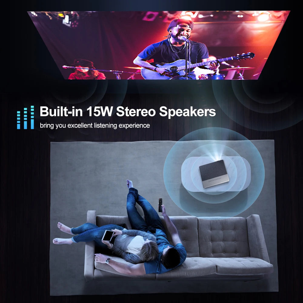 ThundeaL TD98W: Native 1080P Full HD Android Projector (4K Support)