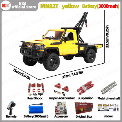 MN82T RC Truck – 1:12 Scale Off-Road Climbing Car for Christmas Gift