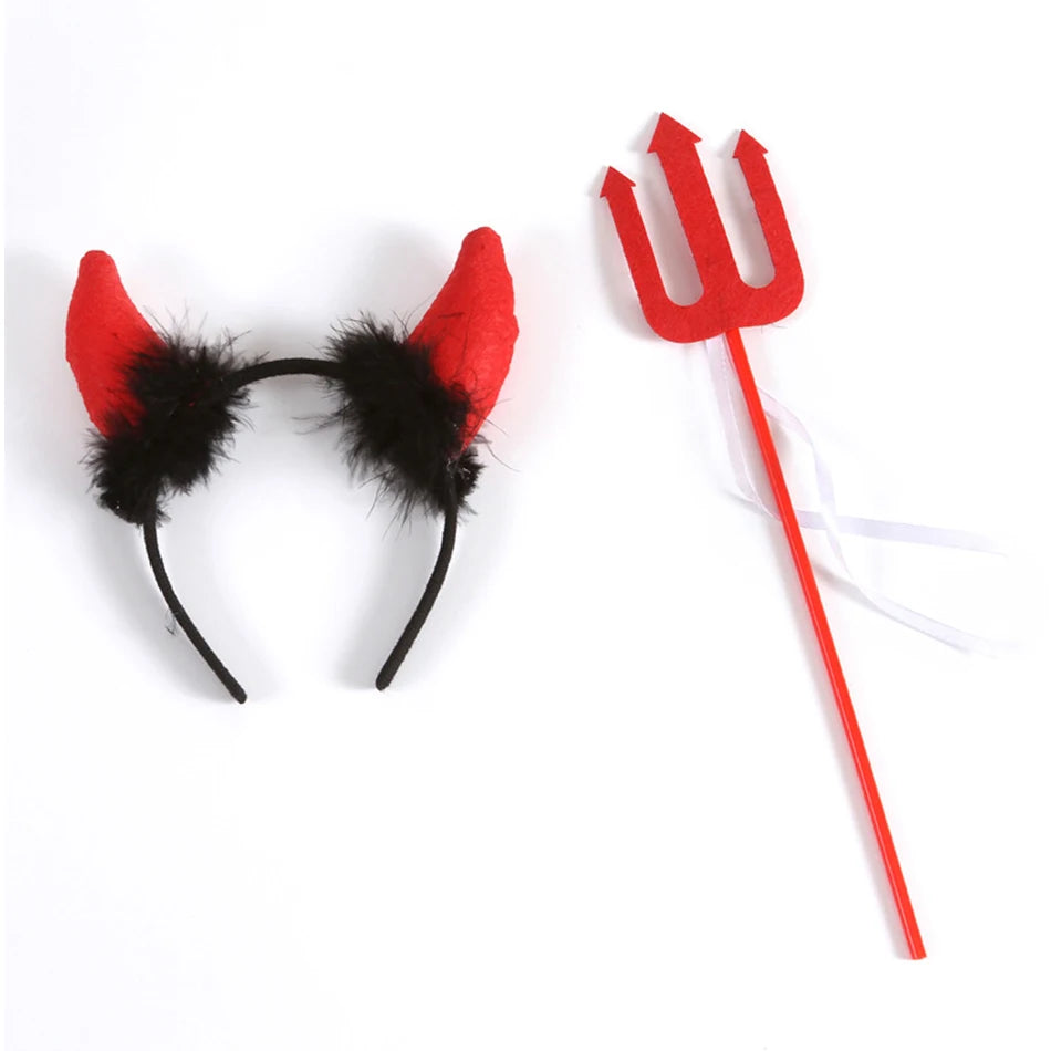 Girls Halloween Performance Outfit – Skull & Floral Tutu