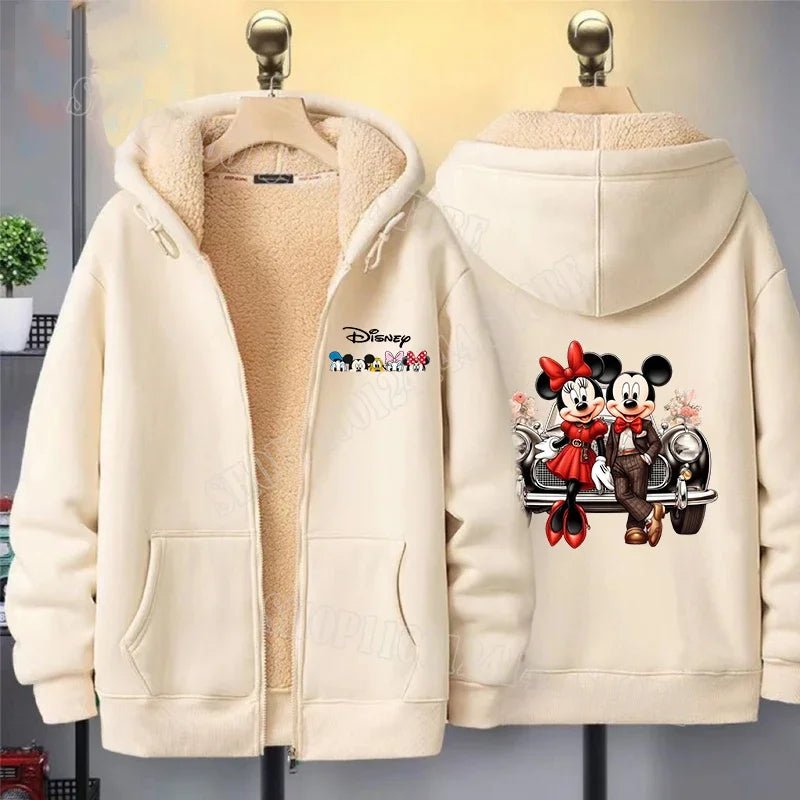 Mickey Mouse Oversized Hoodie: Cozy & Stylish Winter Jacket