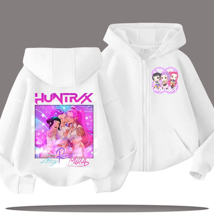 Kpop Demon Hunters Cartoon Jacket – Stylish Hoodie for Children
