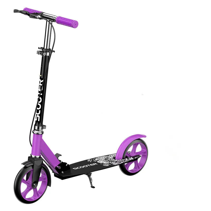 Foldable Two-Wheeled Scooter – Perfect for Kids, Teens, and Adults