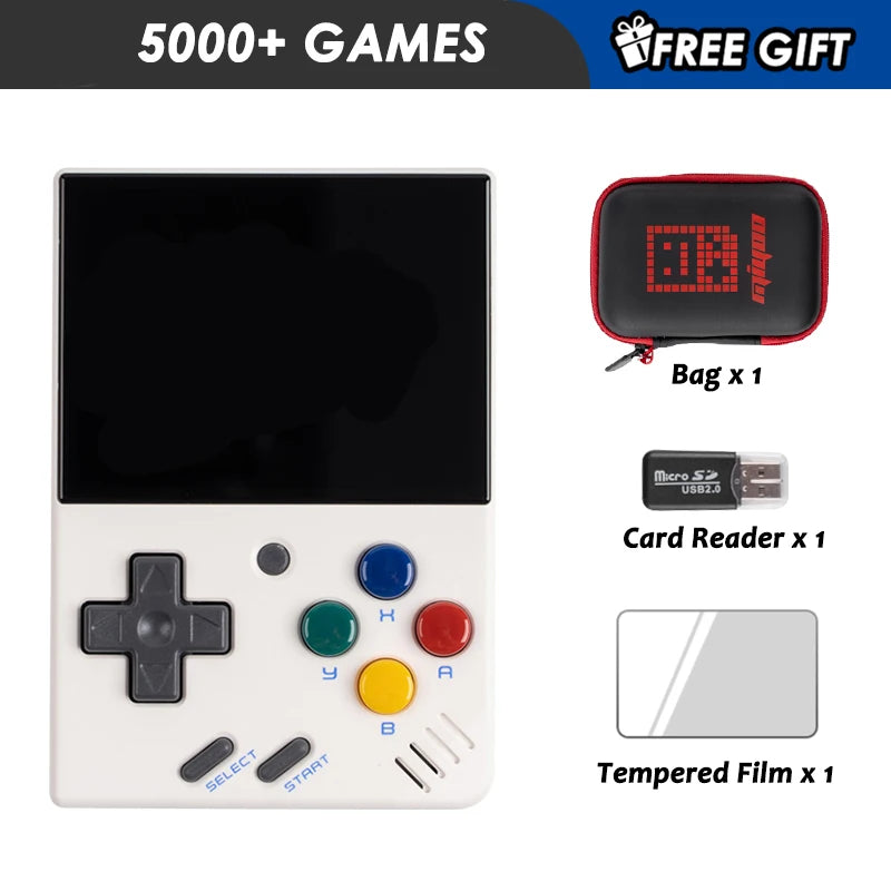 Mini V4 Handheld Retro Console: 2.8'' IPS, 2000mAh, Linux Gaming