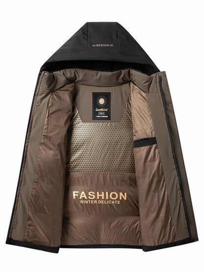 Men's Winter Cotton Jacket – Warm & Casual Business Style