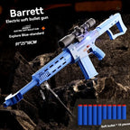 Ultra Shoppings electric flash soft bullet toy gun modeled after HK416 Barrett sniper rifle, designed for outdoor airsoft CS gaming.