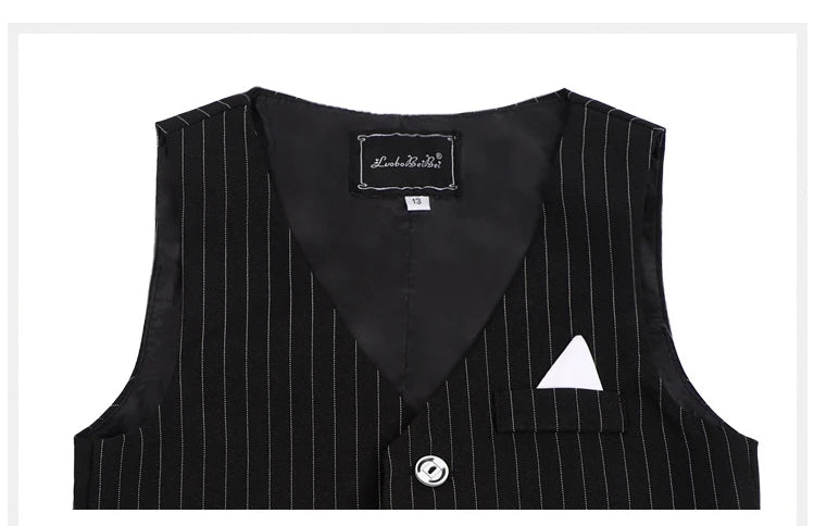 Elegant Boys’ Performance Outfit – Shirt, Vest & Pants Set