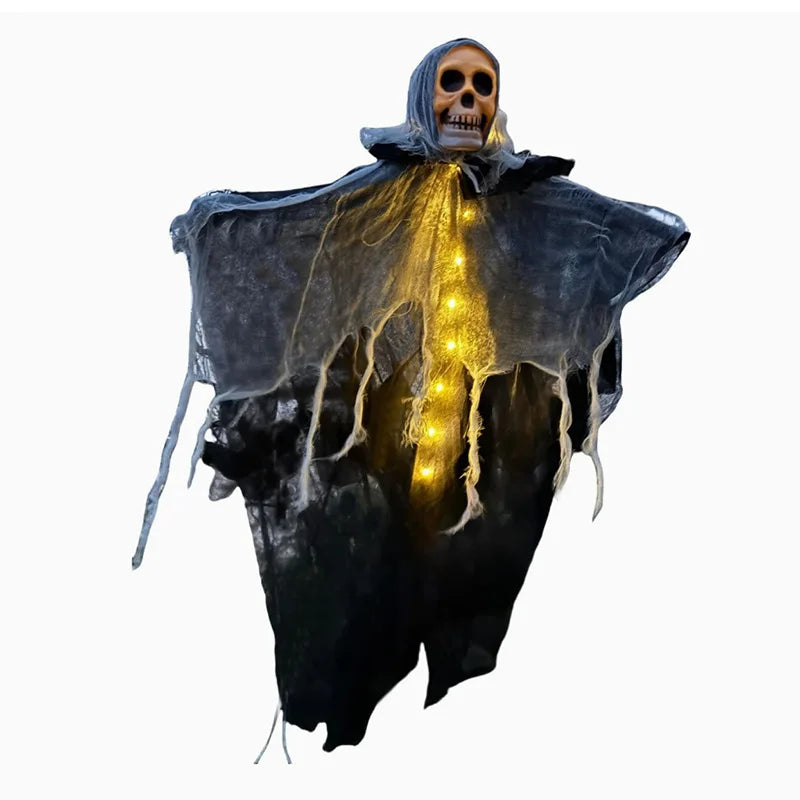 Skeleton Ghost Decoration – Halloween Glowing Hanging Prop (1 Piece)