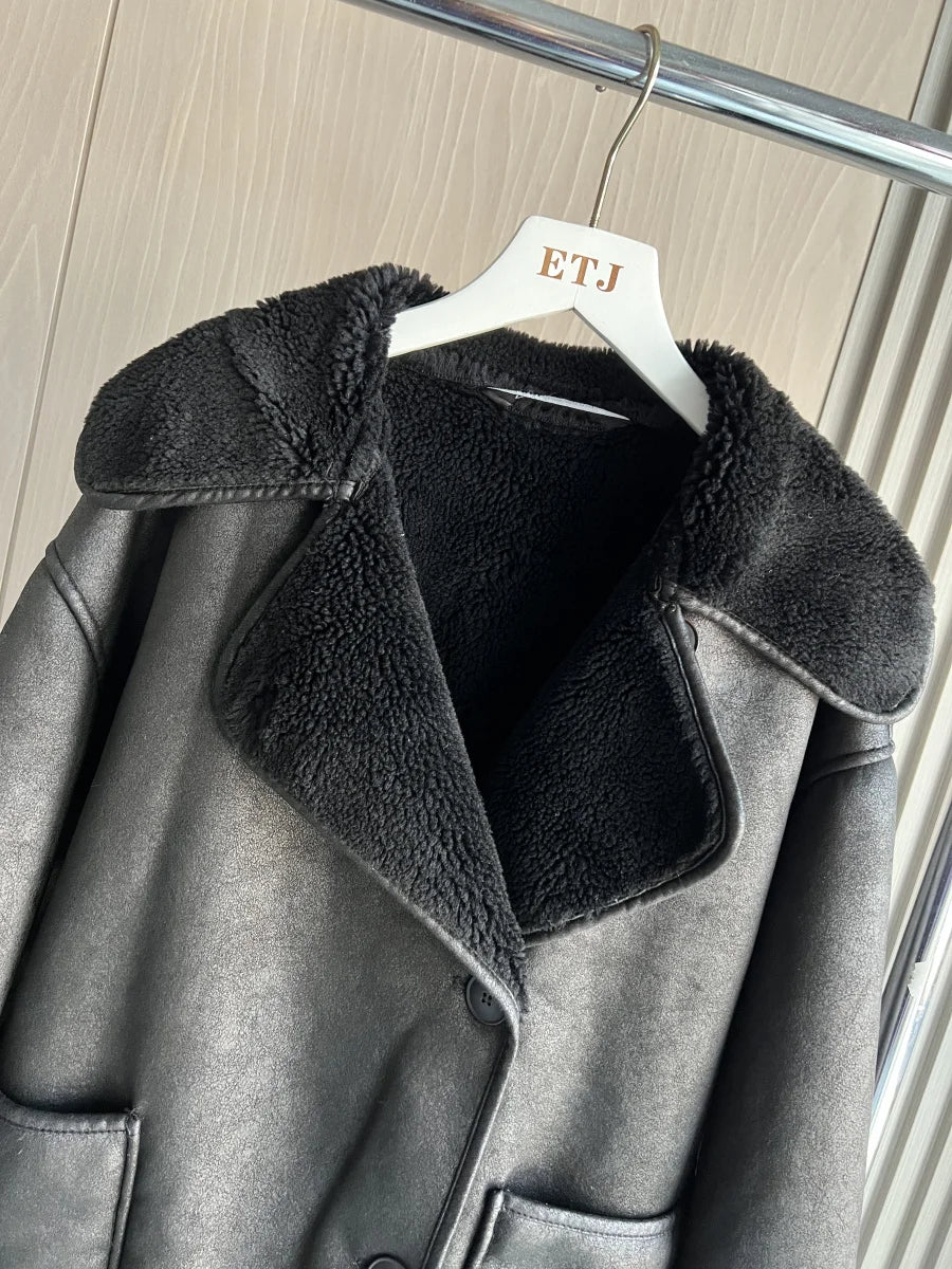 Bold & Warm: Double-Sided Fall Coat