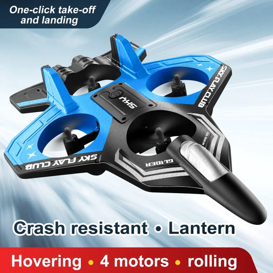 RC Helicopter Toy – 4-Motor Stable Foam Glider for Boys & Girls