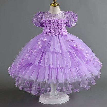 Girls Princess Party Dress – Elegant Wedding Outfit