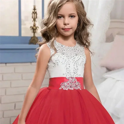 Princess Party Dress – Lace Formal Dress for Girls