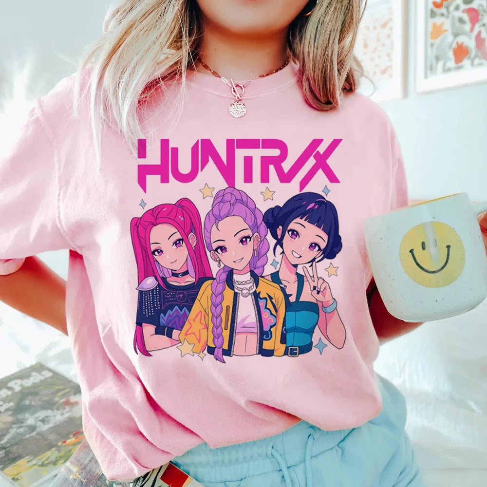 Anime Kpop Demon Hunters Kids T-Shirt – Casual Street Style Top