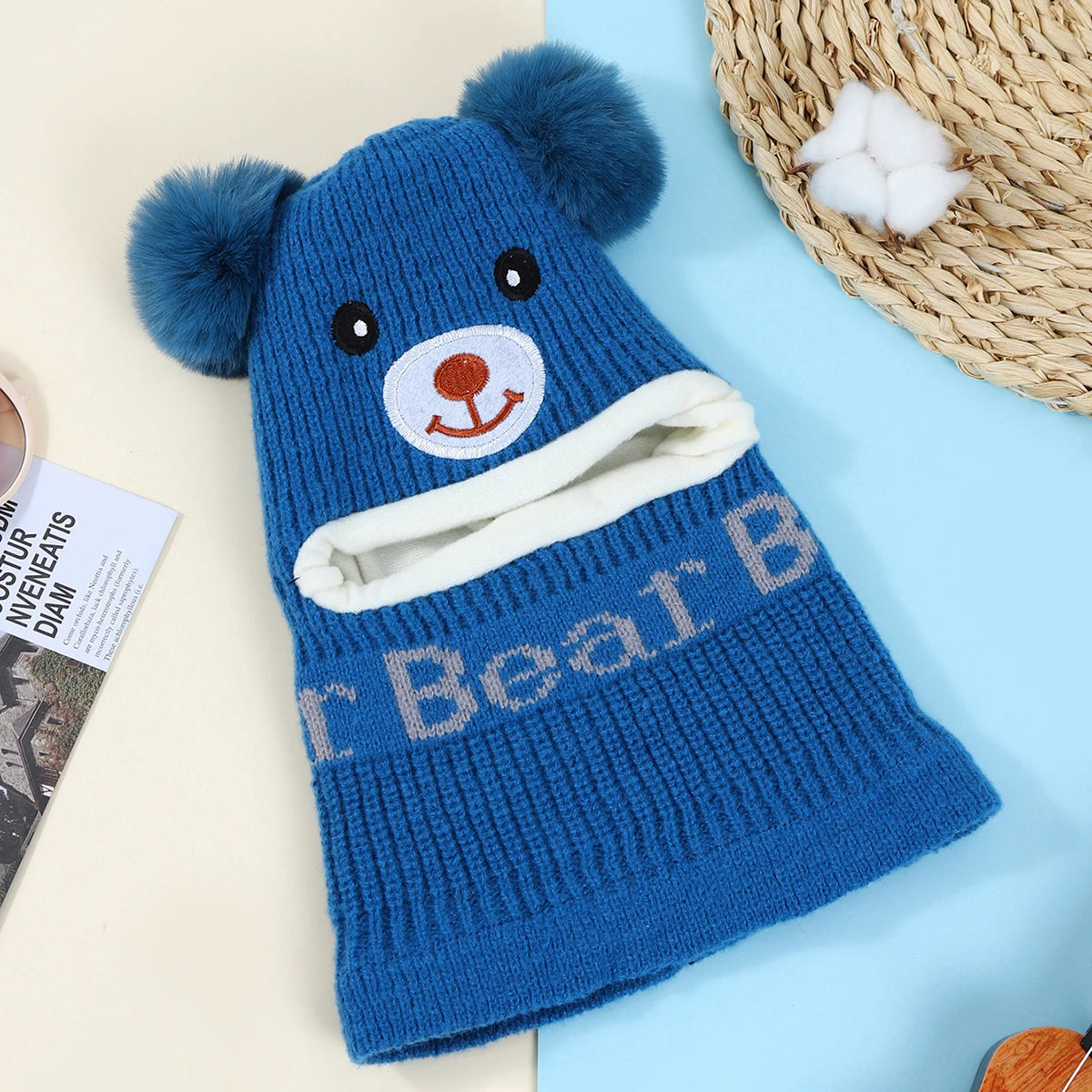 Toddler Bear Hat – Ear & Neck Protection