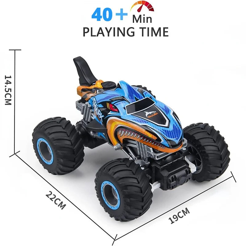 Monster Shark RC Car – 2.4GHz Stunt Vehicle with Sound, Light & Spray!