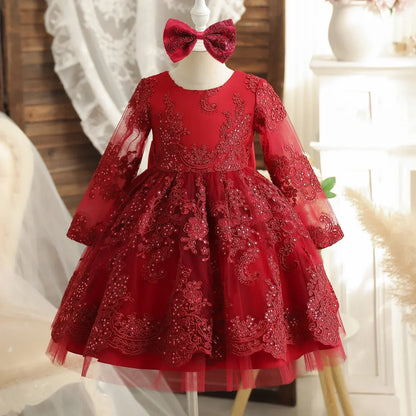 Baby Girl Formal Gown – Baptism to Christmas